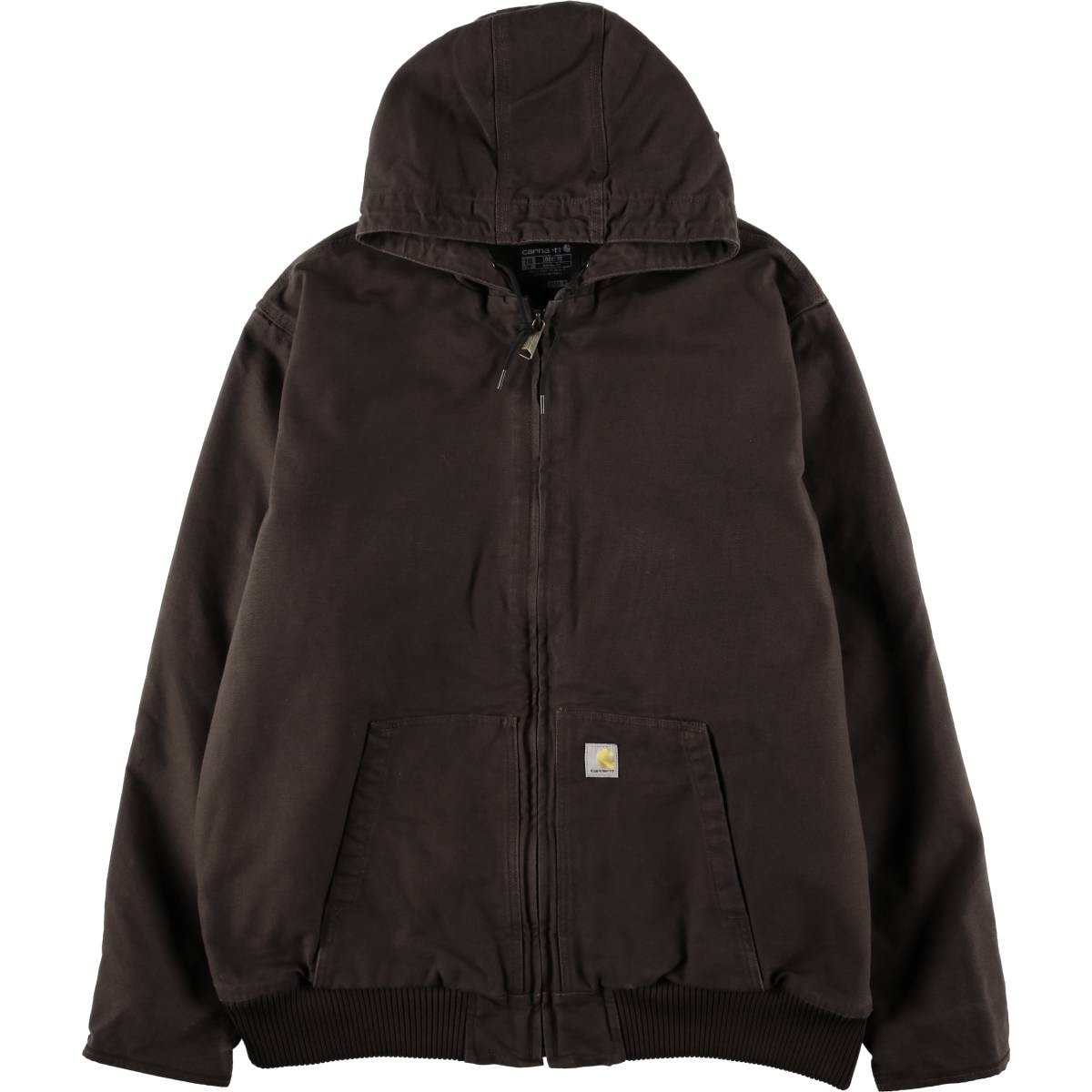 古着 カーハート Carhartt アクティブジャケット 中綿入り ダックフルジップパーカー メンズXXL相当/eaa585895