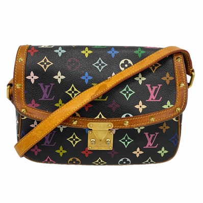 ★最終価格【6cd5597-k】ルイヴィトン ショルダーバッグ モノグラム・マルチカラー ソローニュ M92639 ノワール【中古】レディース