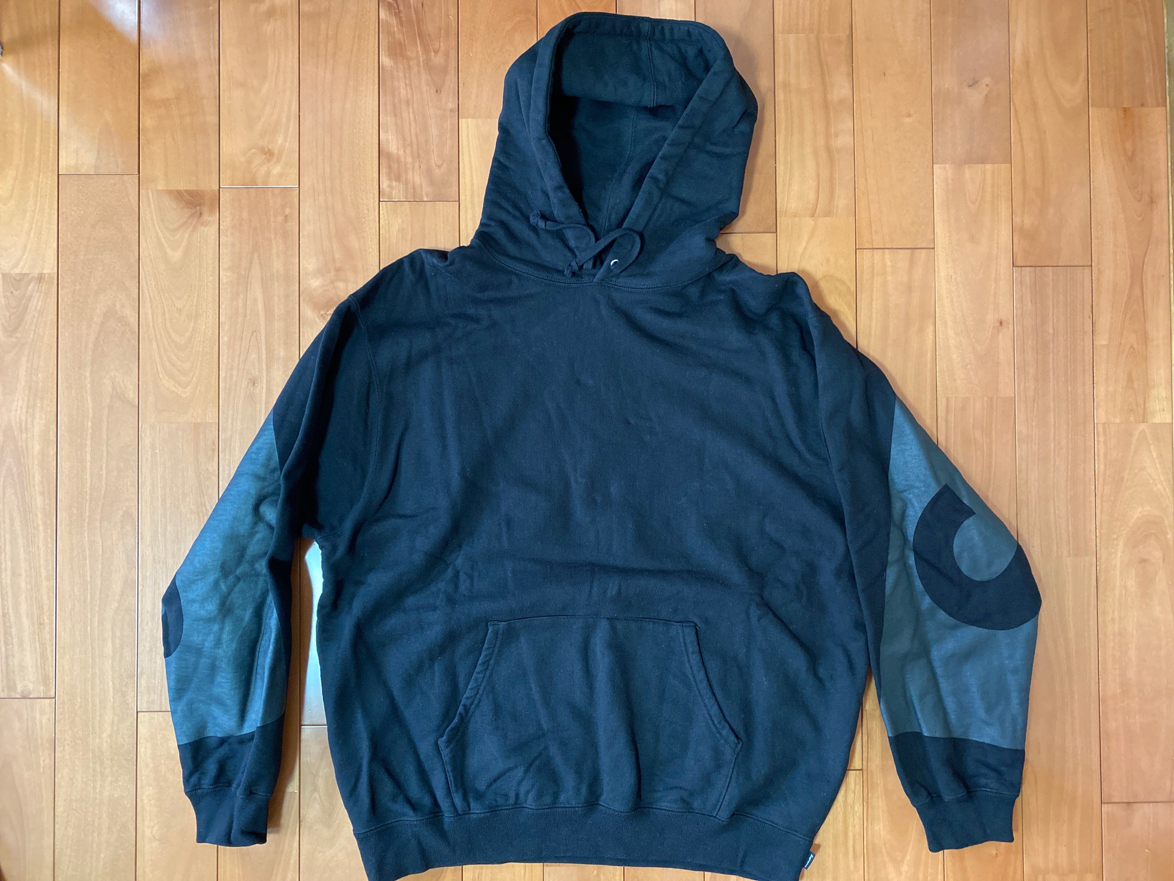 Supreme Big Logo Hooded Sweatshirt "Black"