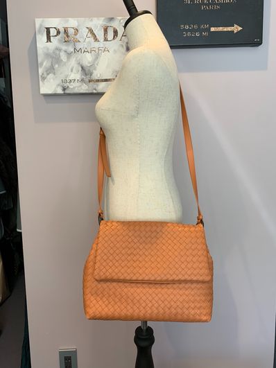 ボッテガ ヴェネタ オレンジベージュ ショルダーバッグ