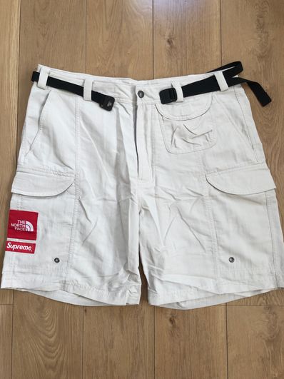 Supreme x The North Face Trekking Packable Belted Short "Moonlight ivory"