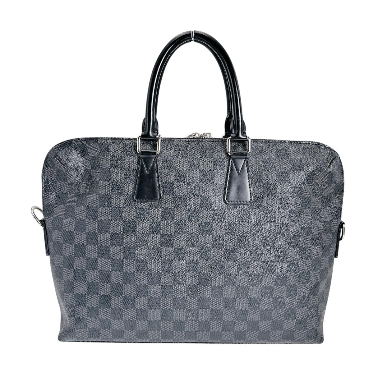 ルイヴィトン LOUIS VUITTON ポルトドキュマンジュール N48224 ダミエグラフィット ビジネスバッグ