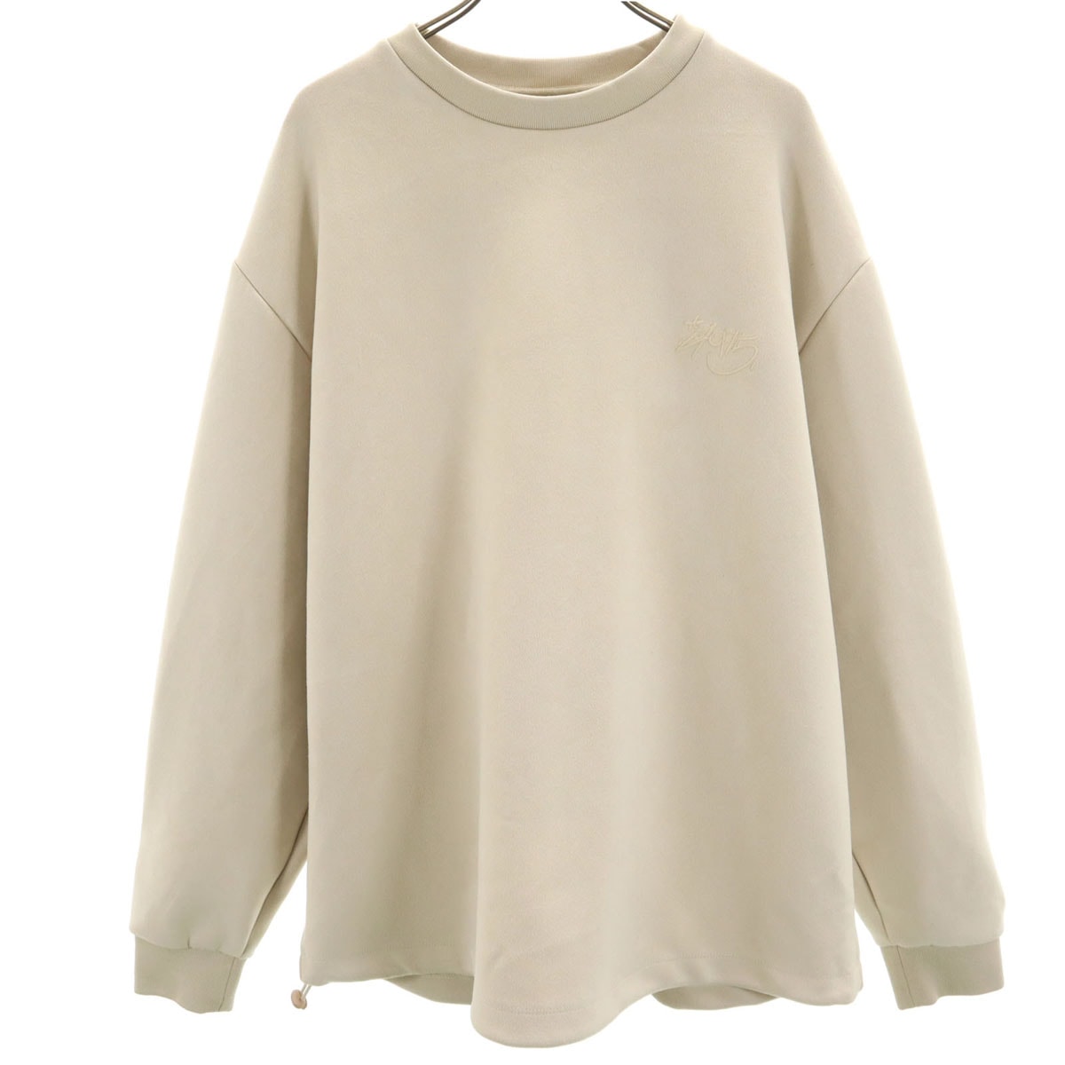 ZARA ザラ 長袖 フェイクスエード トレーナー M ベージュ