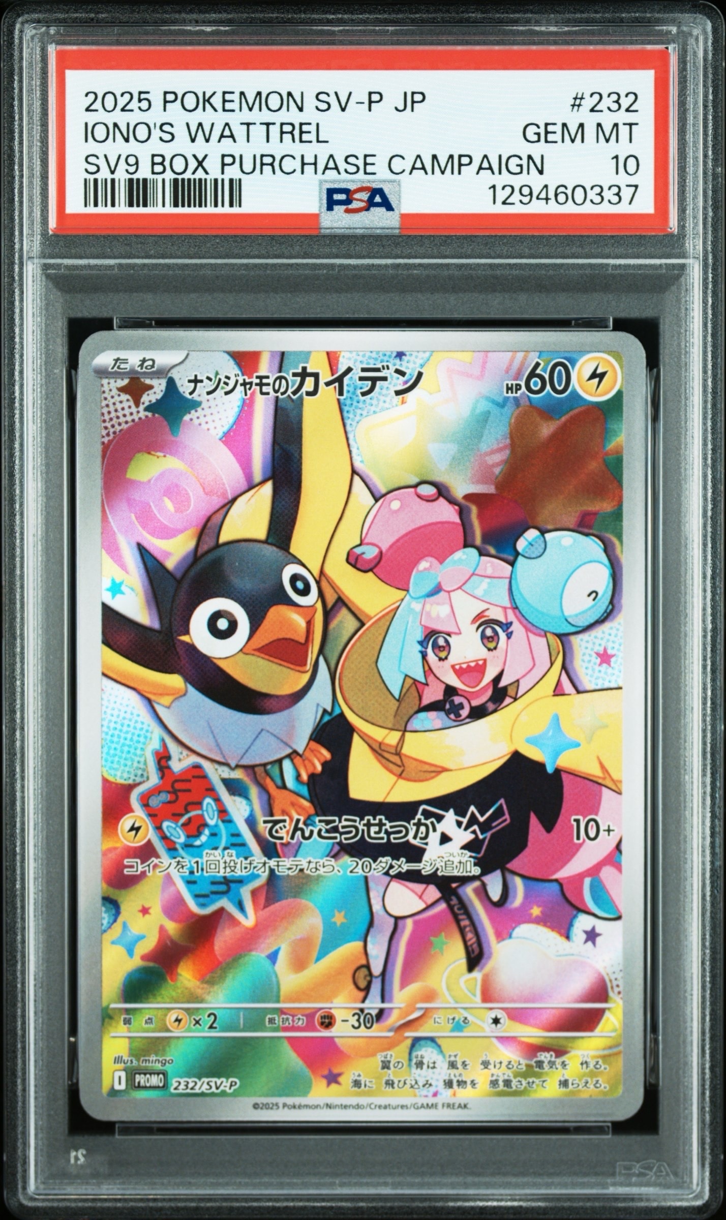 ナンジャモのカイデン P [SV-P 232](プロモーションカード「拡張パック バトルパートナーズ Box購入キャンペーン」)