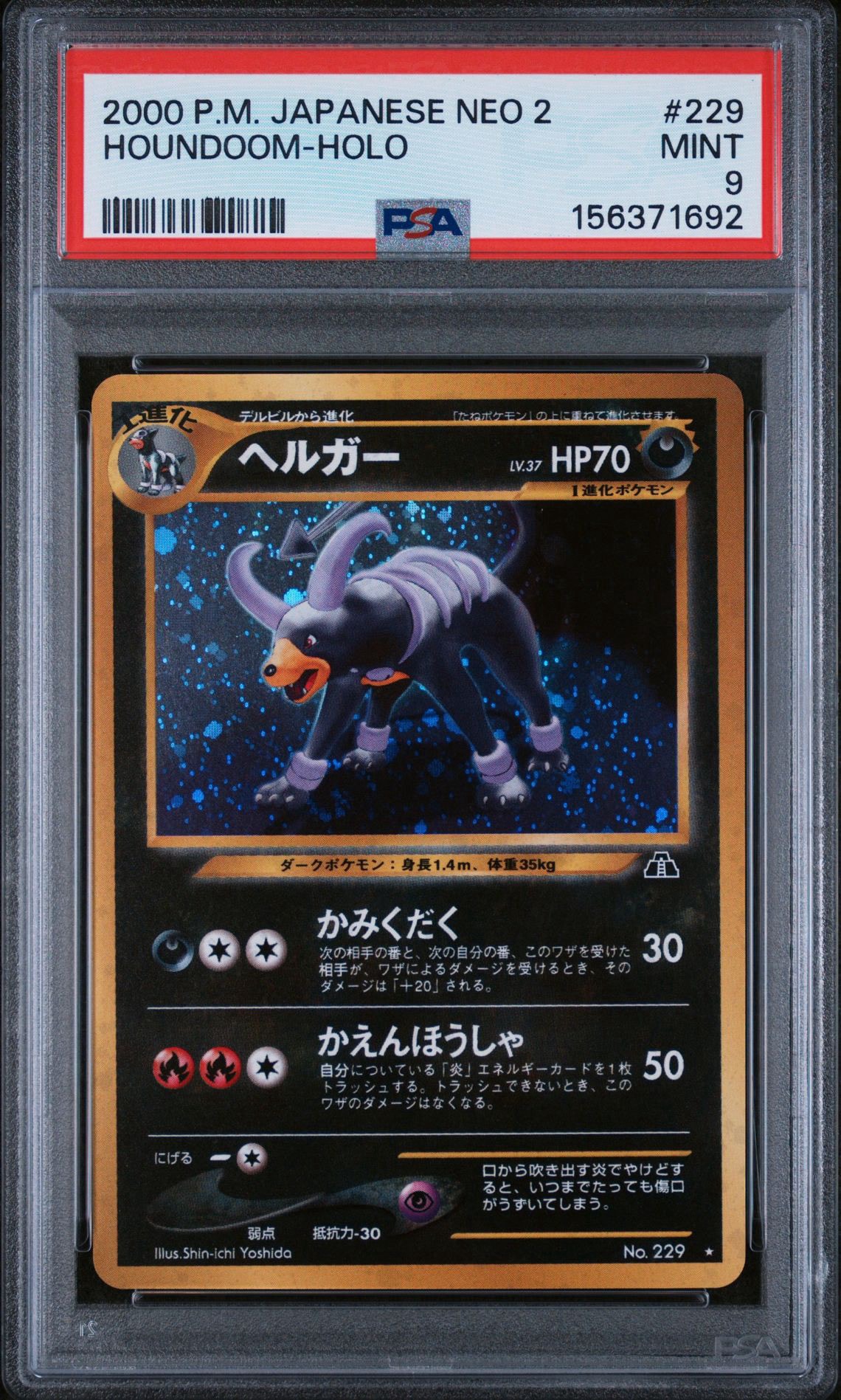 ヘルガー ★ : 旧裏 [neo2 No.229](ポケモンカード★neo 拡張パック「遺跡をこえて...」)