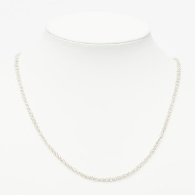 ティファニー チェーン ロング ネックレス スターリングシルバー レディース TIFFANY&Co. 【中古】