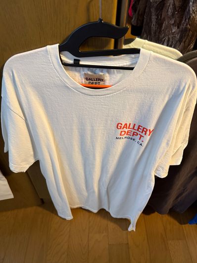 ギャラリーデプト Tシャツ ホワイト オレンジ