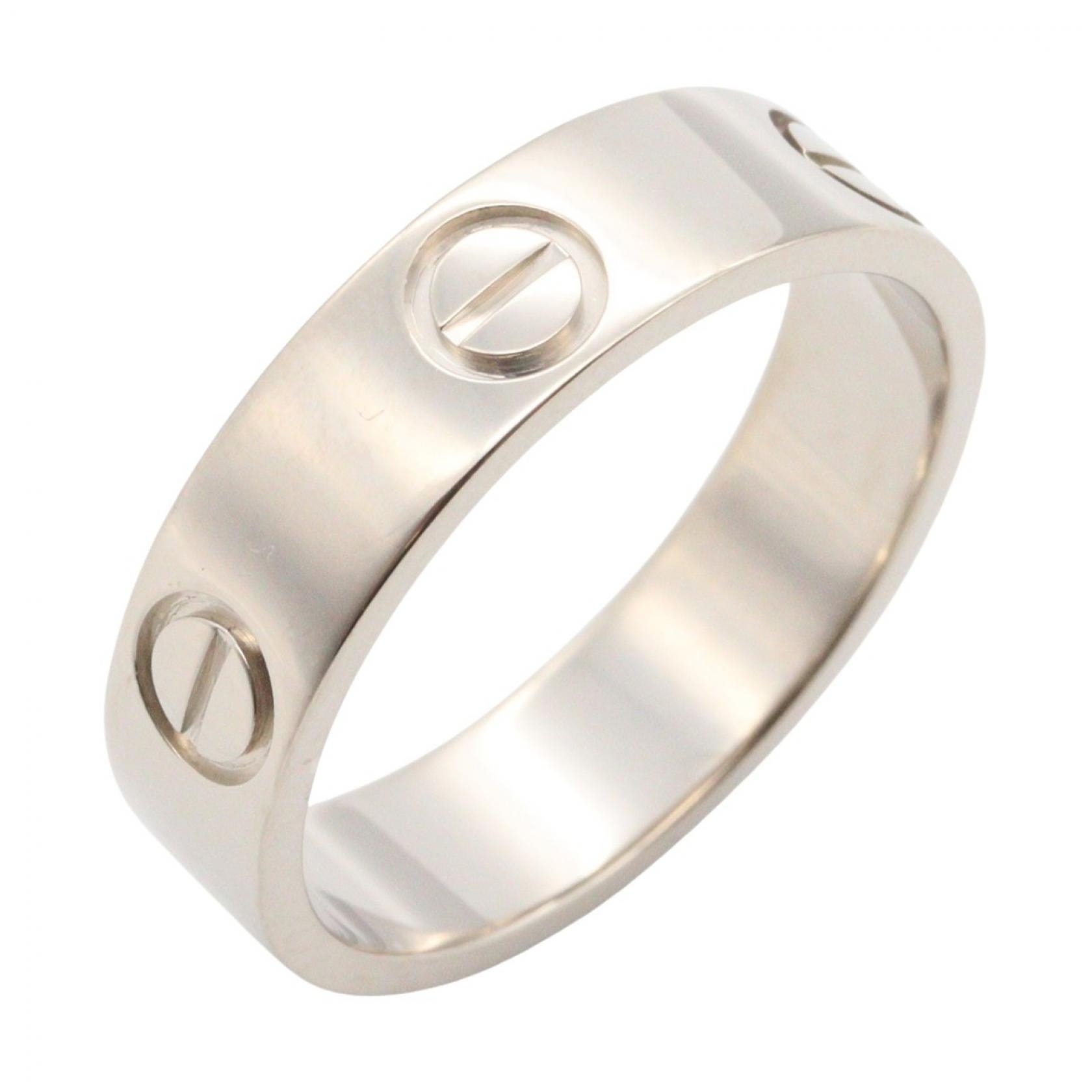 カルティエ CARTIER ラブリング リング・指輪 ジュエリー K18WG(ホワイトゴールド) レディース シルバー系 B4084700 【中古】