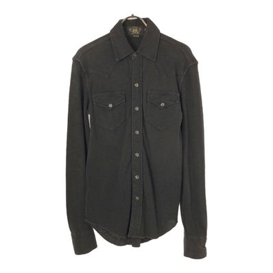RRL ダブルアールエル 1ツ星 長袖 ウエスタンシャツ XXS ブラウン RALPH LAUREN