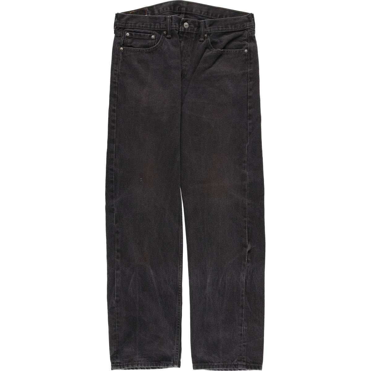 古着 リーバイス Levi's 505 ブラックデニム テーパードデニムパンツ メンズw37相当/eaa614681