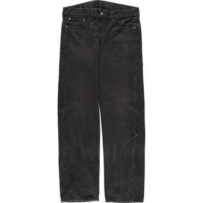 古着 リーバイス Levi's 505 ブラックデニム テーパードデニムパンツ メンズw37相当/eaa614681