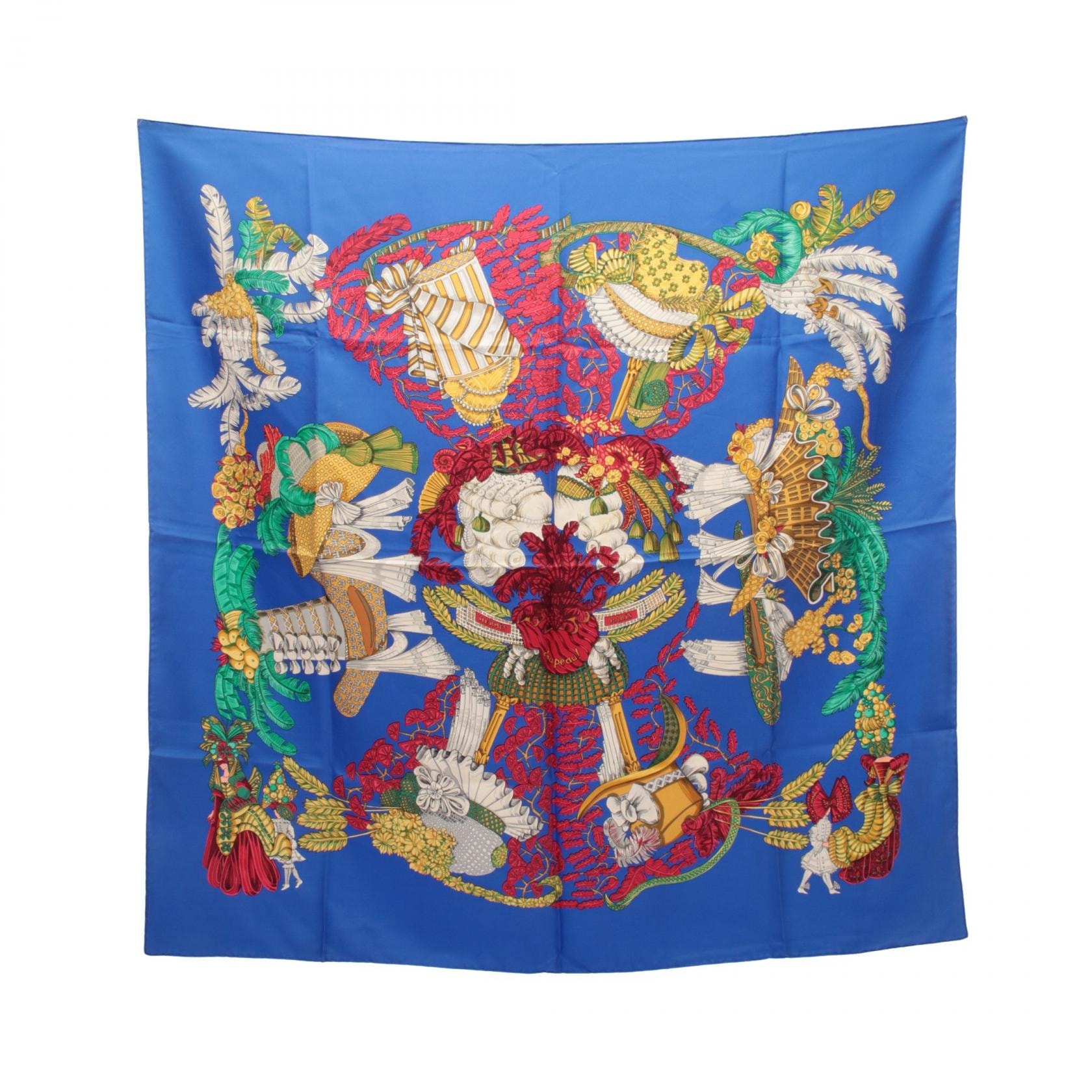 ANCELLM Hand-Drawn Silk Scarf 