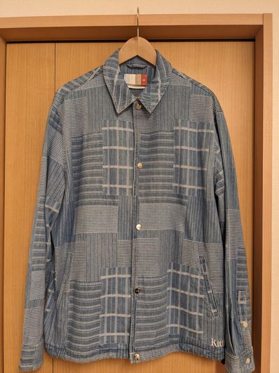Kith Japanese Indigo Jacquard Coaches Jacket "Indigo"