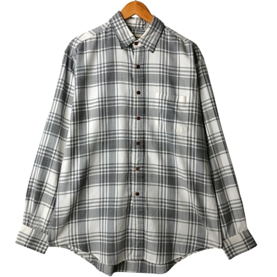 古着 90~00年代 エルエルビーン L.L.Bean 長袖 コットンチェックシャツ メンズL相当 ヴィンテージ/eaa592549