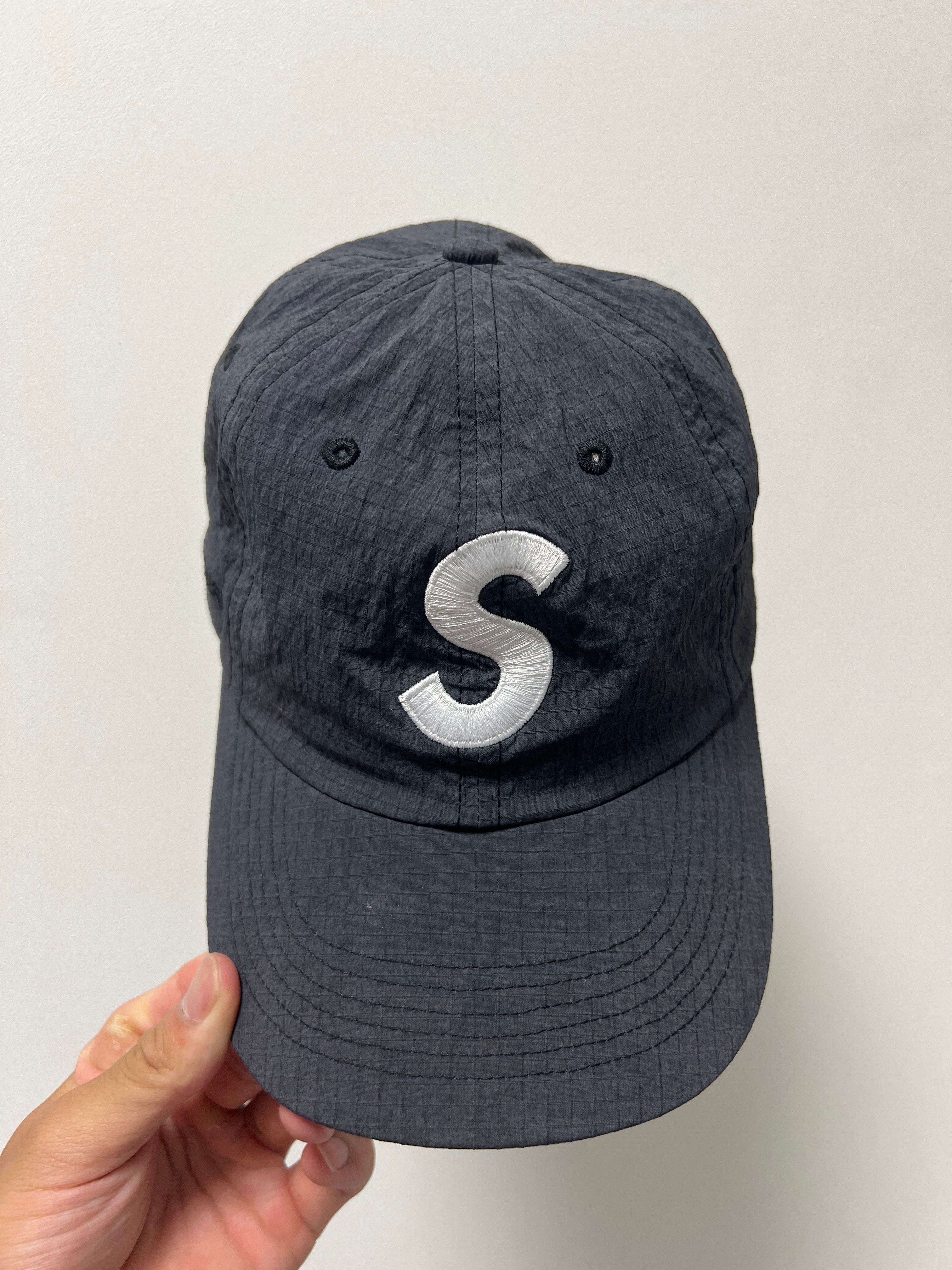 Supreme Cordura Ripstop S Logo 6-Panel "Black"