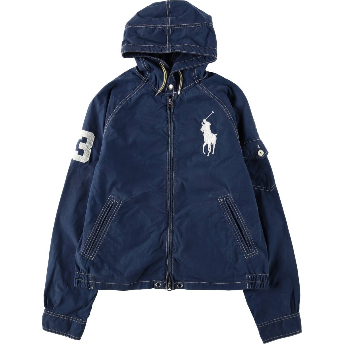 古着 ラルフローレン Ralph Lauren POLO by Ralph Lauren ビッグポニー コットンパーカー メンズM相当/eaa633454