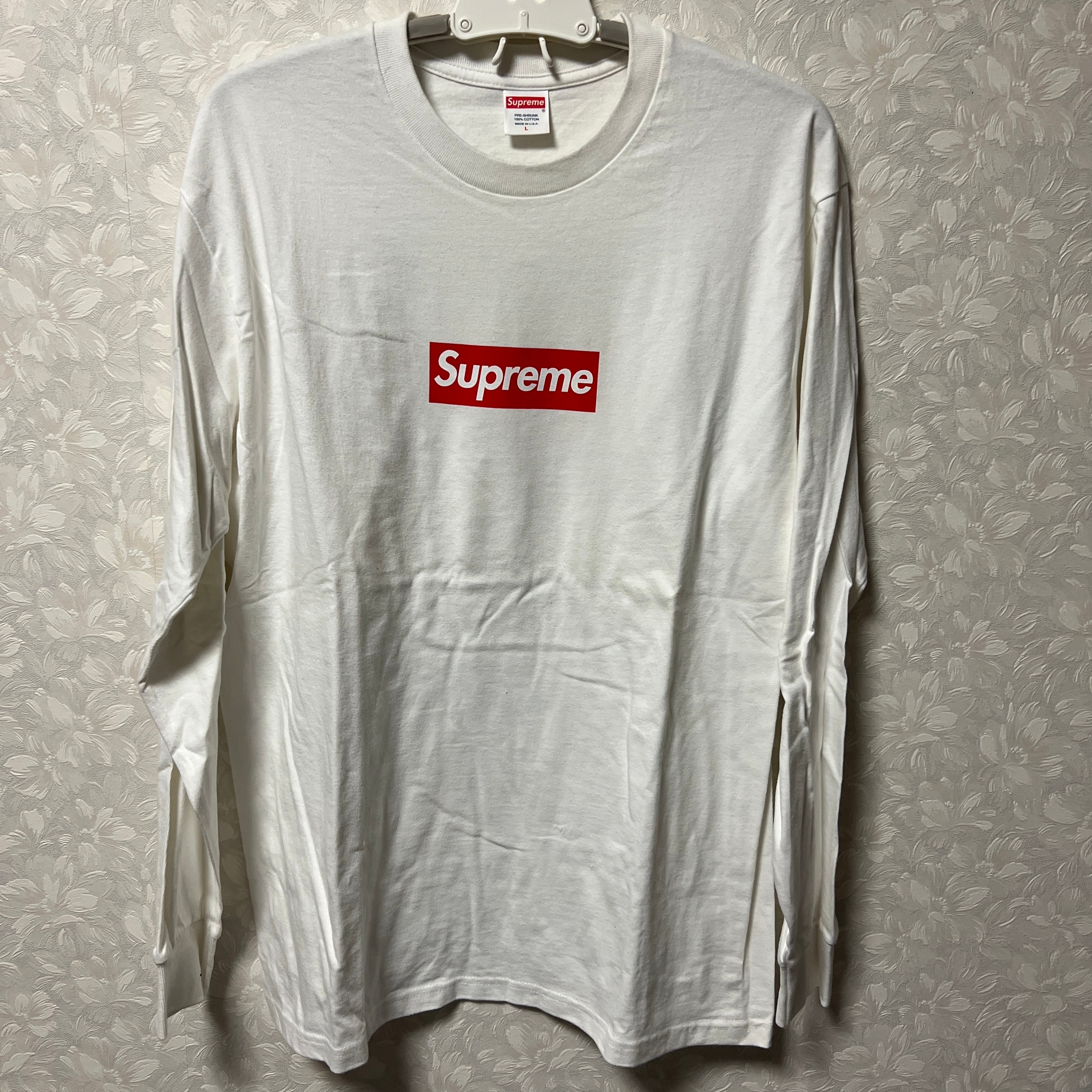 Supreme Box Logo L/S Tee "White"