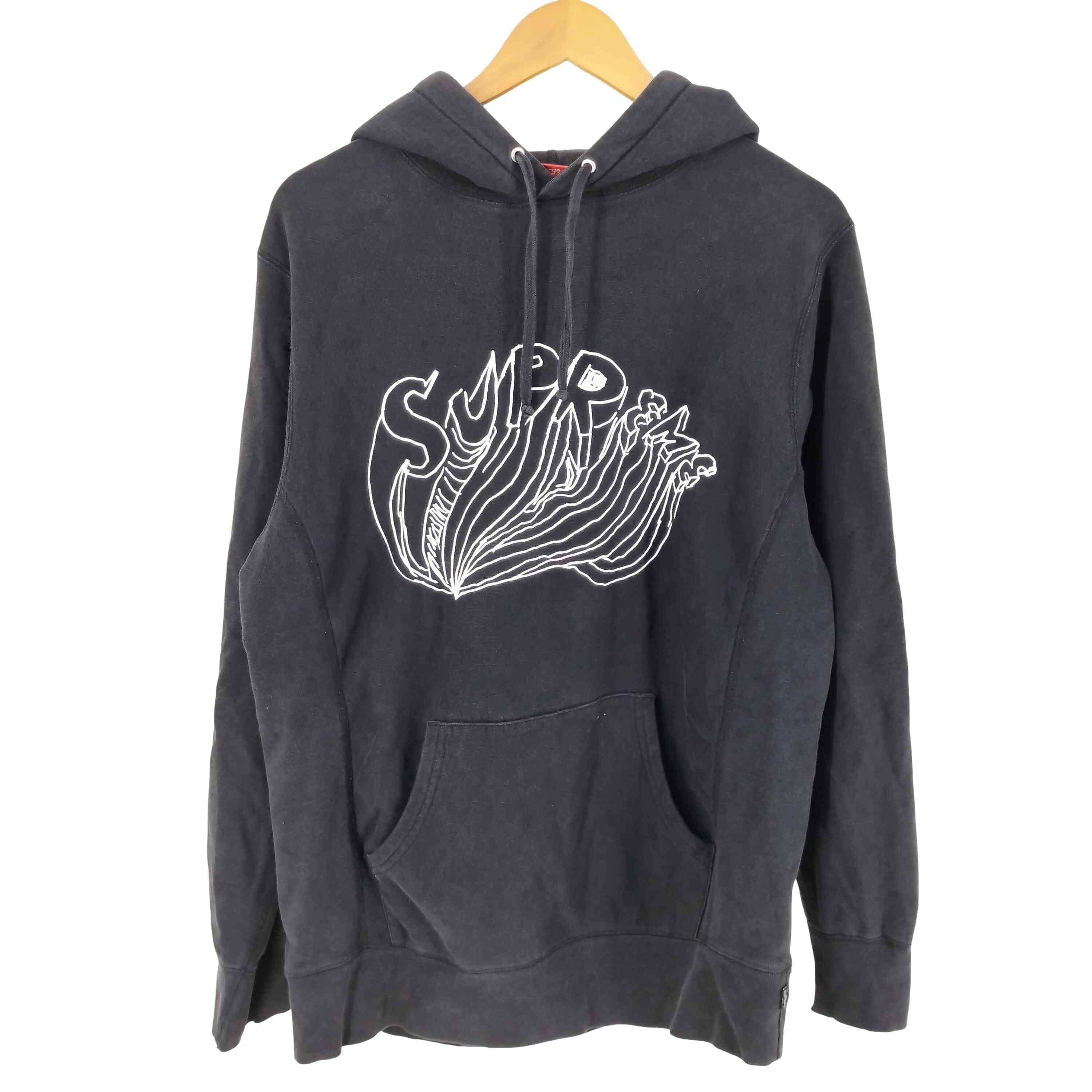 15SS DANIEL JOHNSTON LOGO HOODED SWEATSHIRT【1142782461897】