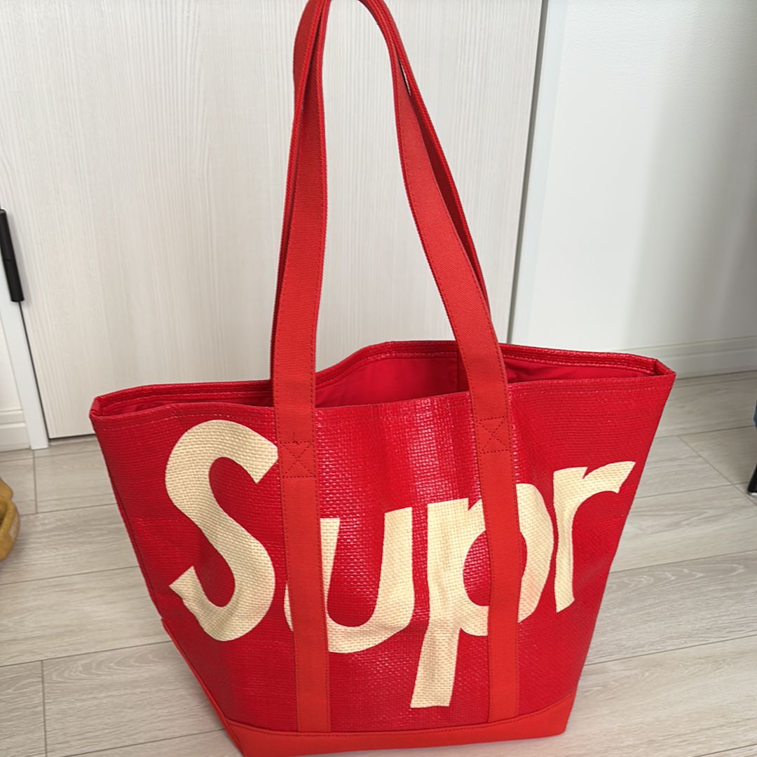 Supreme Raffia Tote 