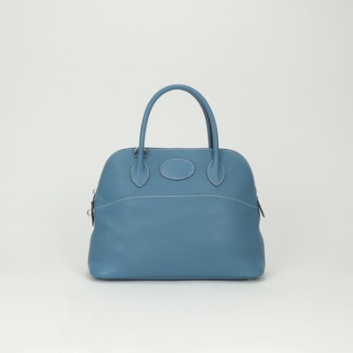 エルメス HERMES ボリード31 ボリード 31 バッグ トートバッグ ショルダーバッグ トリヨンクレマンス ブルージーン Bluejean ブルー Blue 青 シルバー金具 ハンドバッグ 2Way