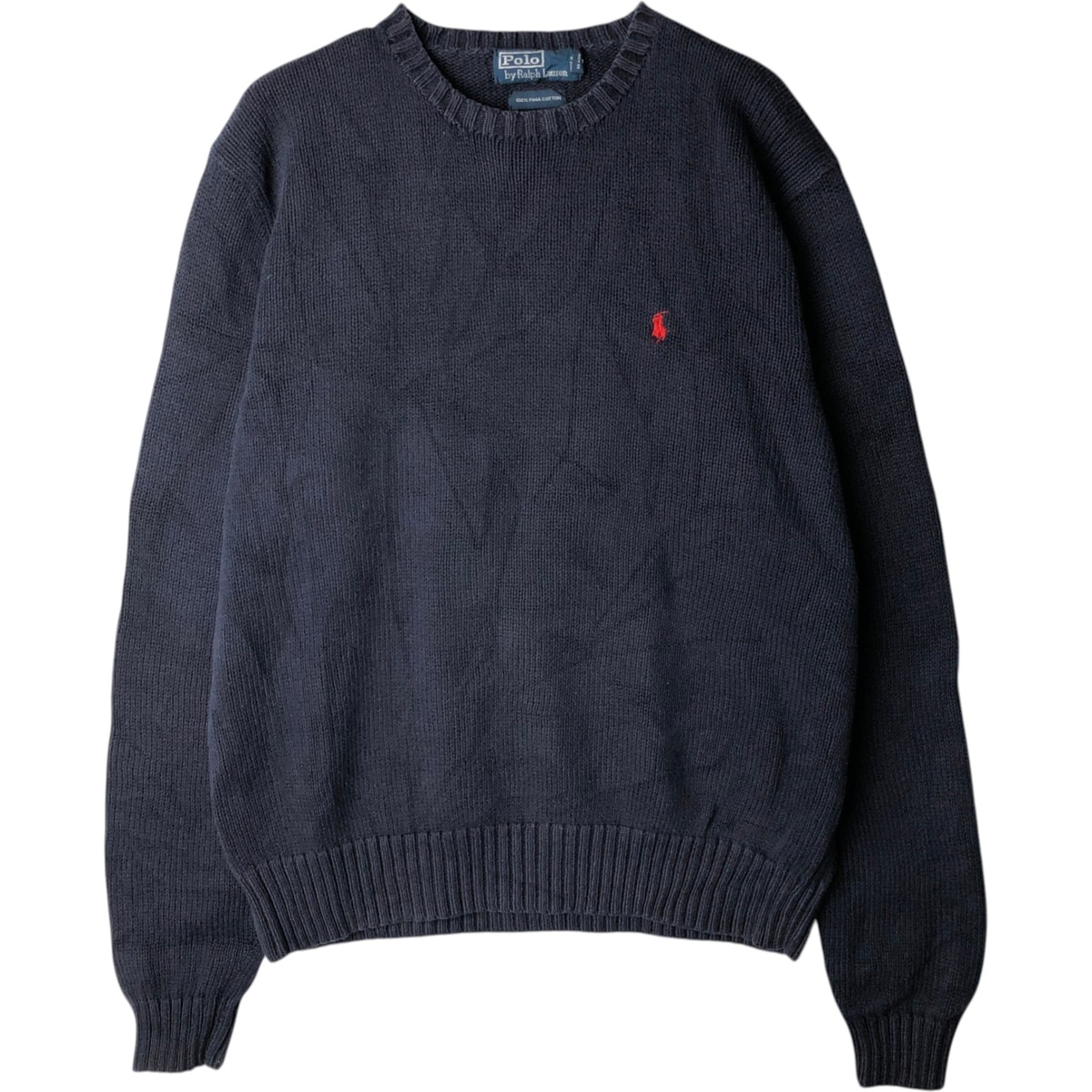 古着 ラルフローレン Ralph Lauren POLO by Ralph Lauren コットンニットセーター メンズL相当/eaa627457