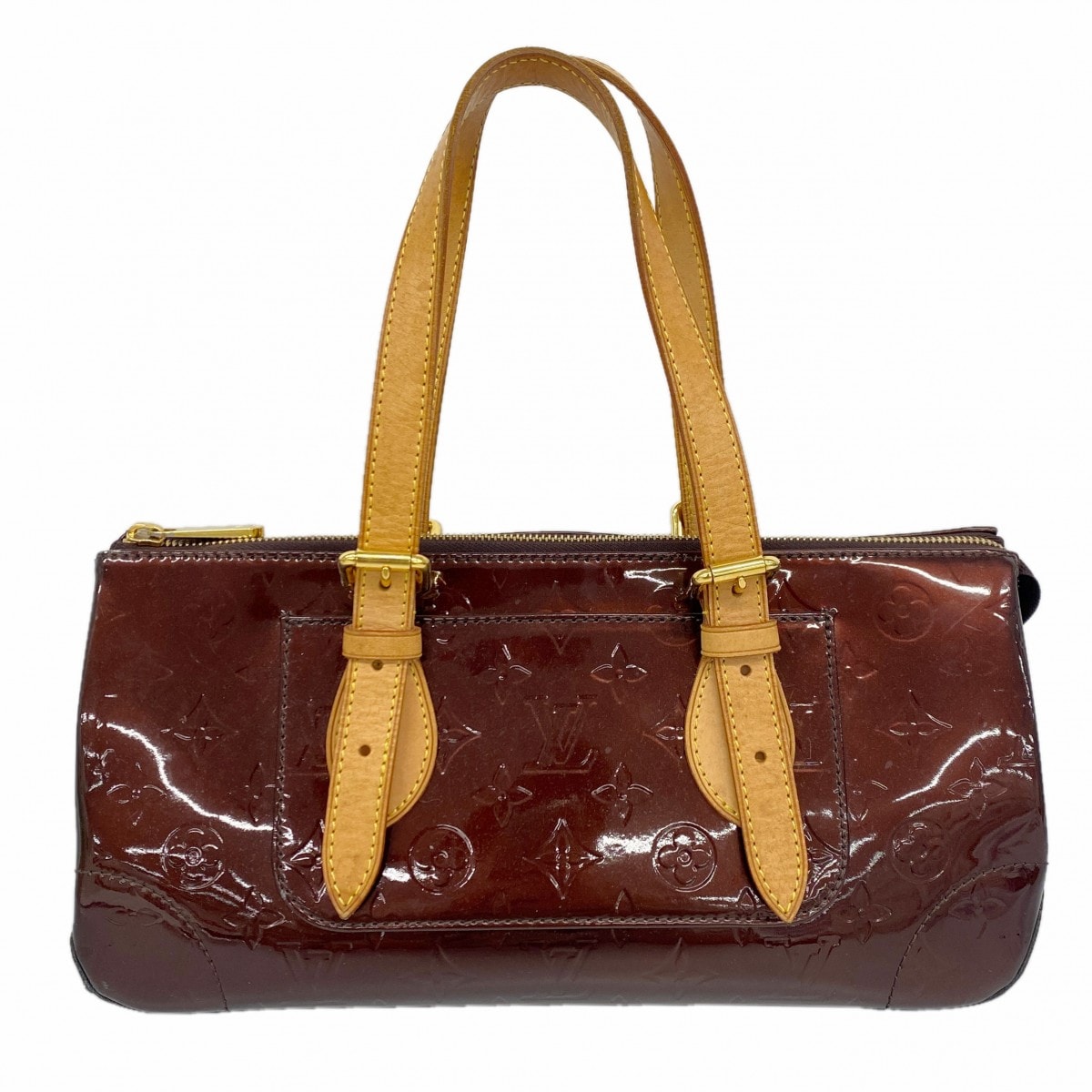 【6dc2833-k】ルイヴィトン ハンドバッグ ヴェルニ ローズウッドアベニュー M93510 アマラント【中古】レディース