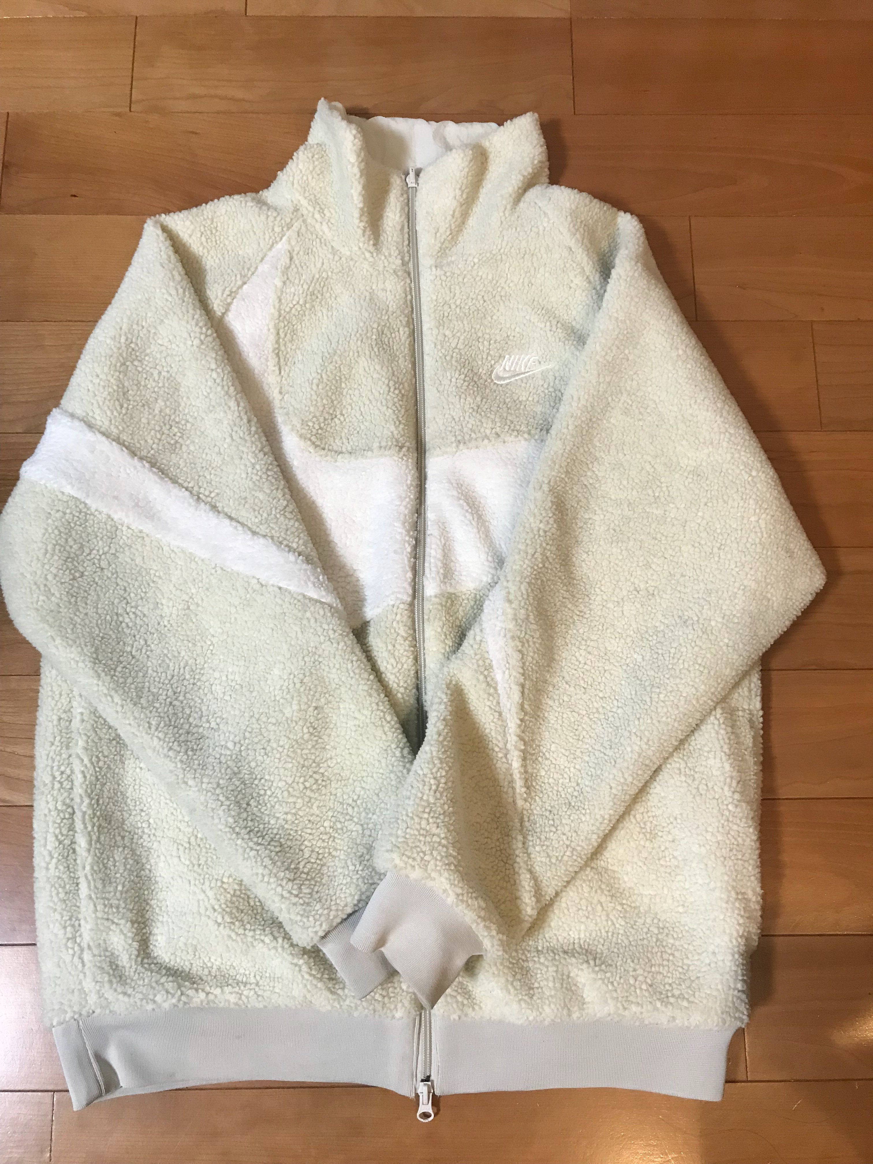 Nike Big Swoosh Boa Jacket "Light Bone/Sail"