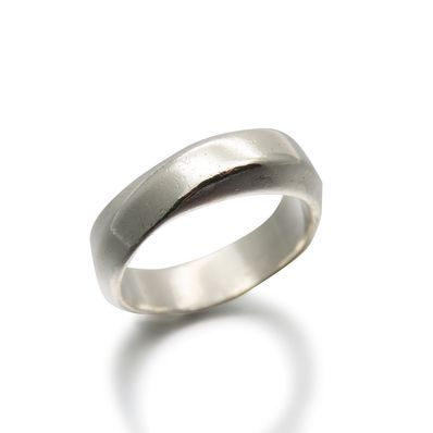 【中古】 ティファニー リング・指輪 ナイフエッジ シルバー925 約4.5g シルバー 約#10 アクセサリー シンプル レディース 女性 TIFFANY&Co.