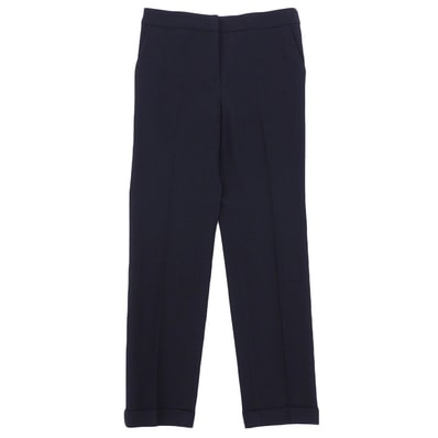 ジョルジオアルマーニ ウール スラックス ボトムス レディース ネイビー 40 40