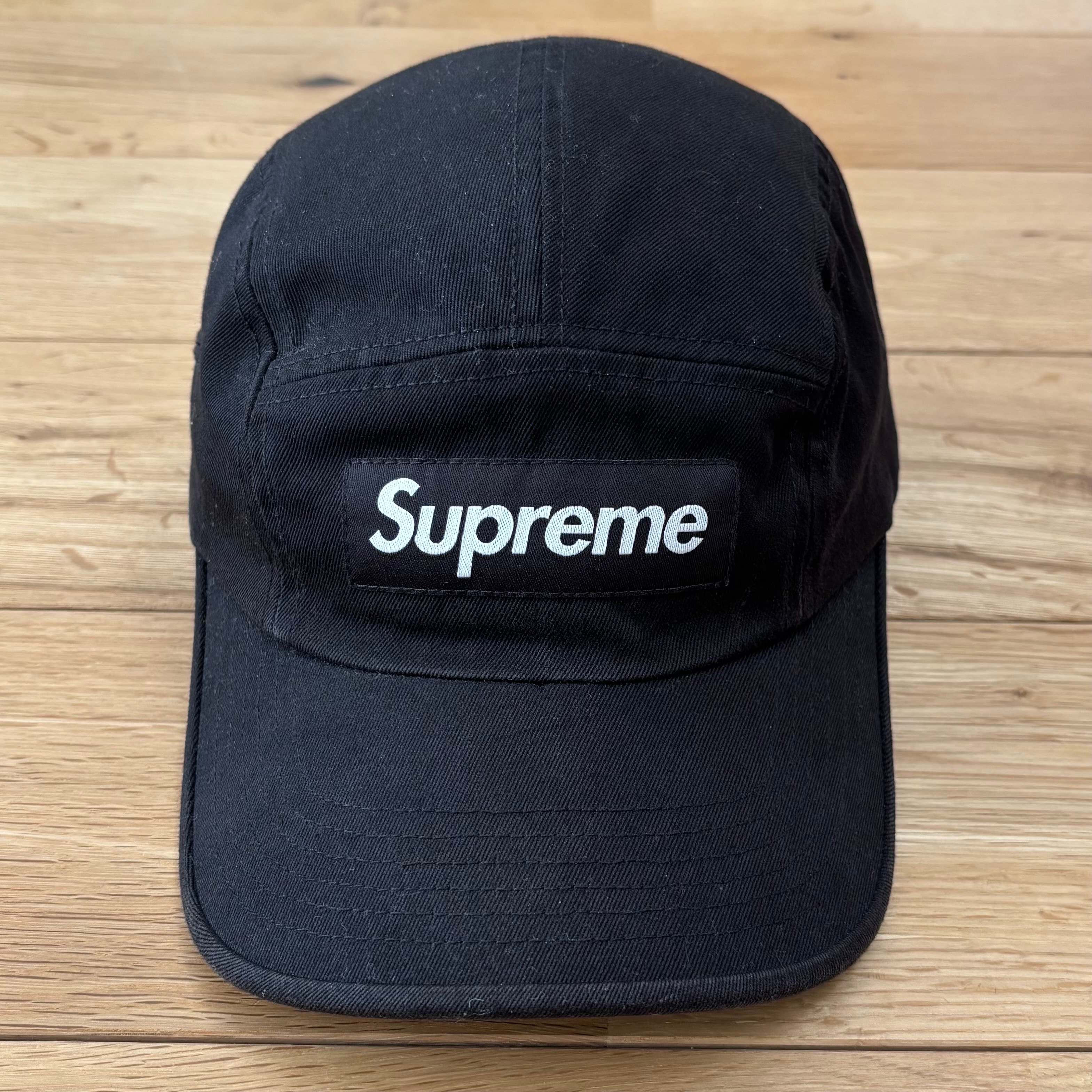 Supreme Washed Chino Twill Camp Cap ブラック