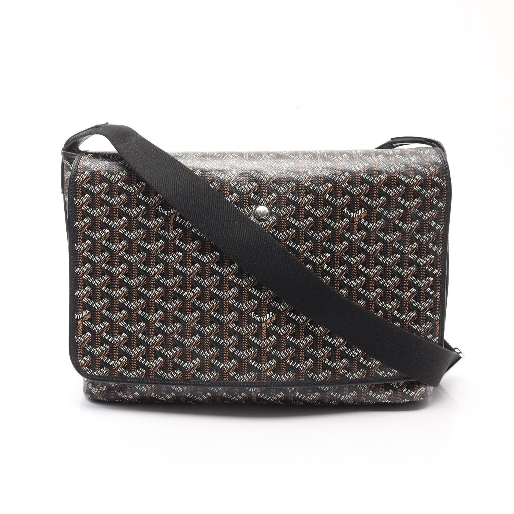 ゴヤール GOYARD カペシアンMM ショルダーバッグ バッグ PVCコーティングキャンバス レザー レディース ブラック系 / マルチカラー CAPETIMMLTY 【中古】