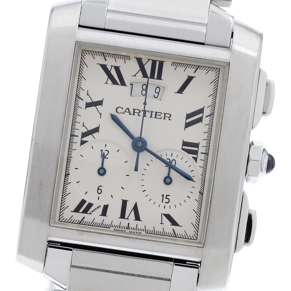 カルティエ タンクフランセーズ W51024Q3 メンズ 【中古】