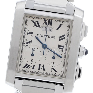 カルティエ タンクフランセーズ W51024Q3 メンズ 【中古】