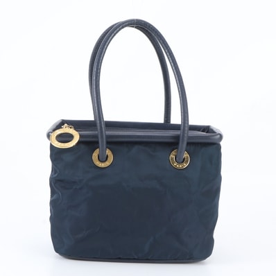 ■美品 セリーヌT06/1 ハンドバッグ レザー×ナイロン
