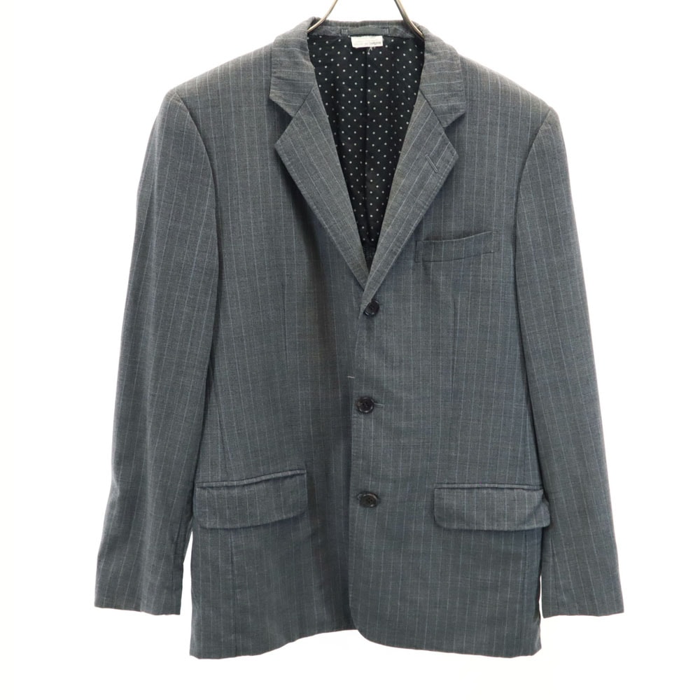 COMME des GARCONS HOMME DEUX コムデギャルソンオムドゥ 2011年 日本製 ウール テーラードジャケット M グレー