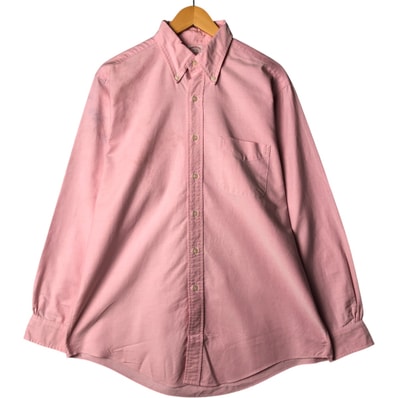 古着 80~90年代 ブルックスブラザーズ Brooks Brothers Est.1818 長袖 ボタンダウンシャツ USA製 メンズL相当 ヴィンテージ/eaa573709
