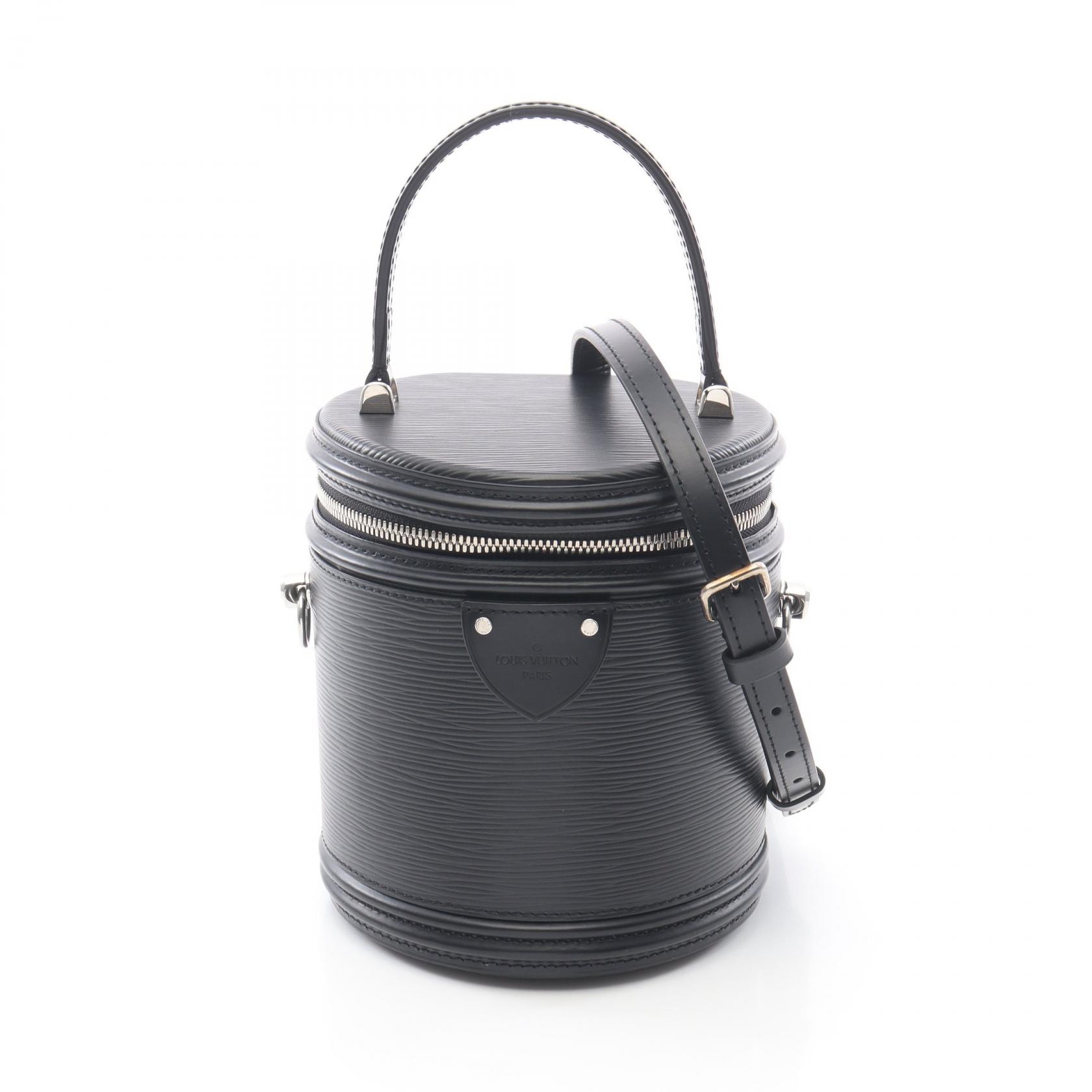 ルイ・ヴィトン LOUIS VUITTON カンヌ ハンドバッグ バッグ レザー エピ ノワール レディース ブラック系 M52226 【中古】