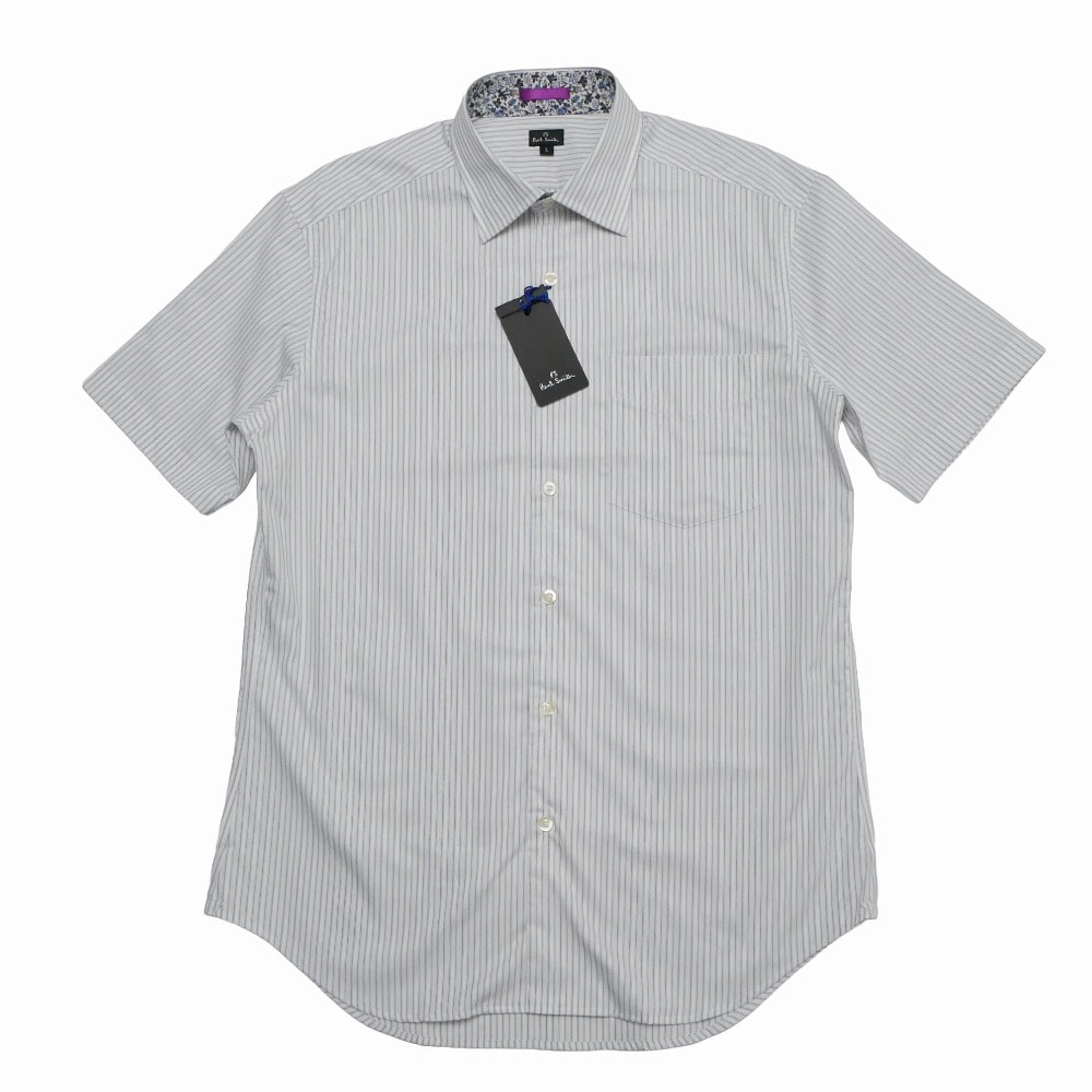 ■美品■Paul Smith ポール・スミス 半袖シャツ サイズL PS ストライプ ブランド古着【中古】20260408/RA8941