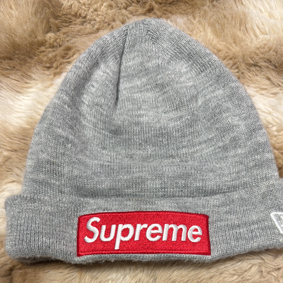 Supreme Box Logo Beanie "Grey" (18FW)