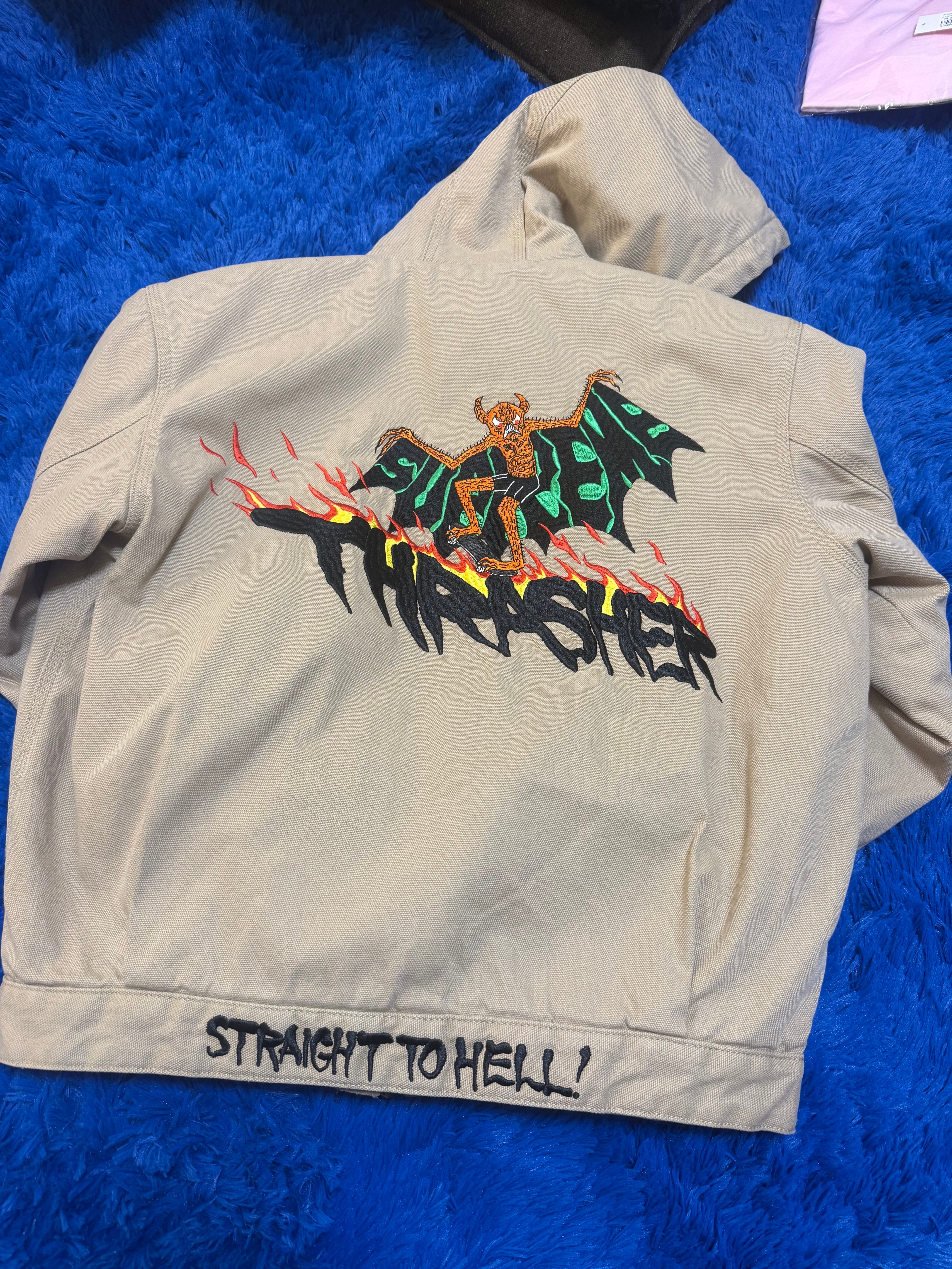 Supreme x Thrasher Hooded Work Jacket 