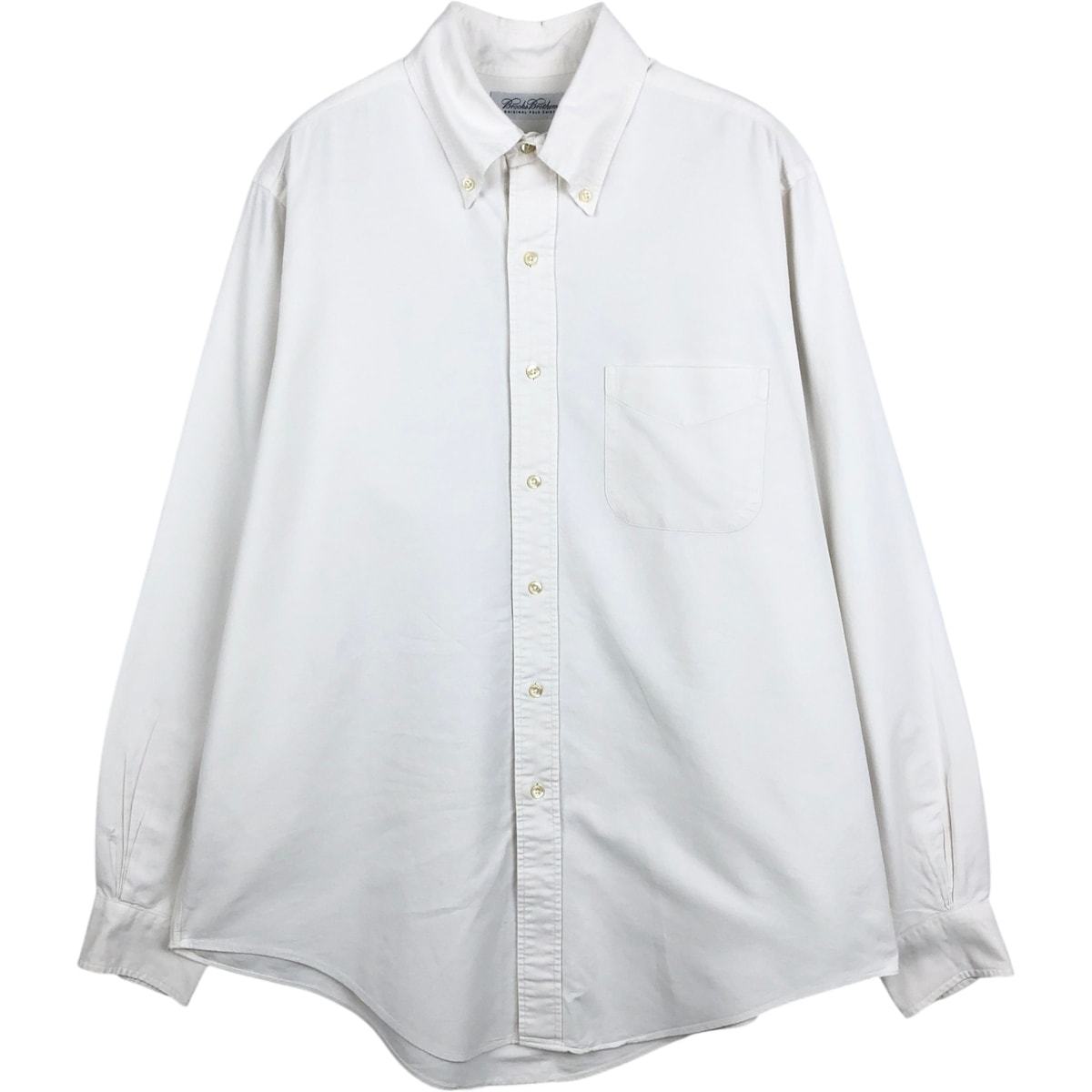 古着 ブルックスブラザーズ Brooks Brothers 長袖 ボタンダウンシャツ USA製 メンズL相当/eaa651969