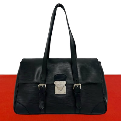 LOUIS VUITTON ルイヴィトン セギュール MM エピ レザー トートバッグ ブラック
b36-9
