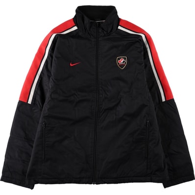 古着 ナイキ NIKE BAUER Hockey Canada アイスホッケーカナダ代表 ナイロンジャケット メンズL相当/eaa679022