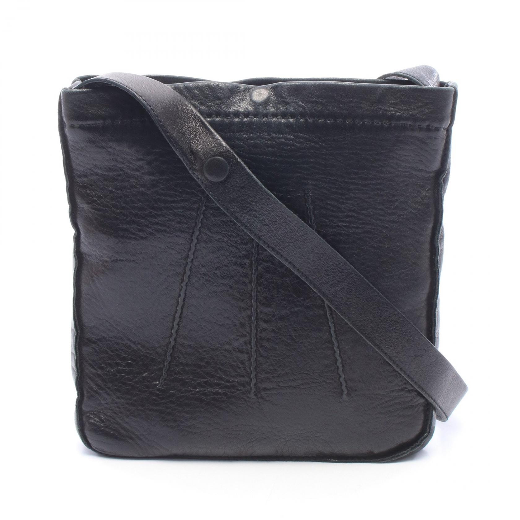 エルメス HERMES トゥドゥ ショルダーバッグ バッグ レザー メンズ レディース ブラック系 【中古】