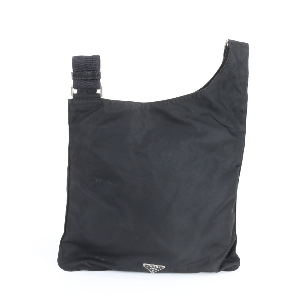 プラダ テスート ナイロントライアングルロゴショルダーバッグ