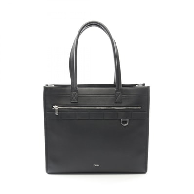 ディオール Dior SAFARI サファリ トートバッグ バッグ レザー メンズ ブラック系 1ESSH224YMJ 【中古】