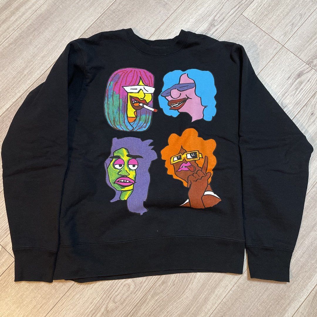 Supreme Gonz Logo Crewneck "Black"