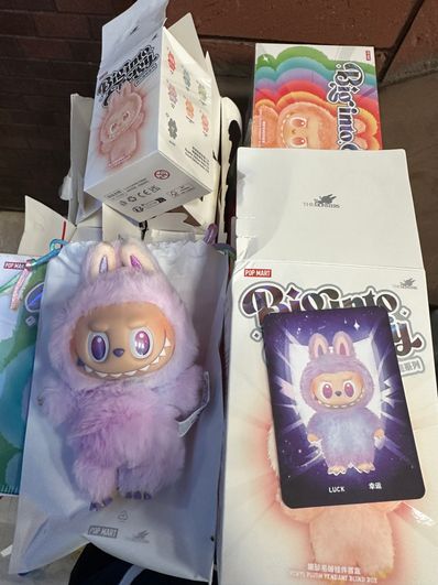 POP MART THE MONSTERS (LABUBU) Big into Energy Series Plush Pendant LUCK