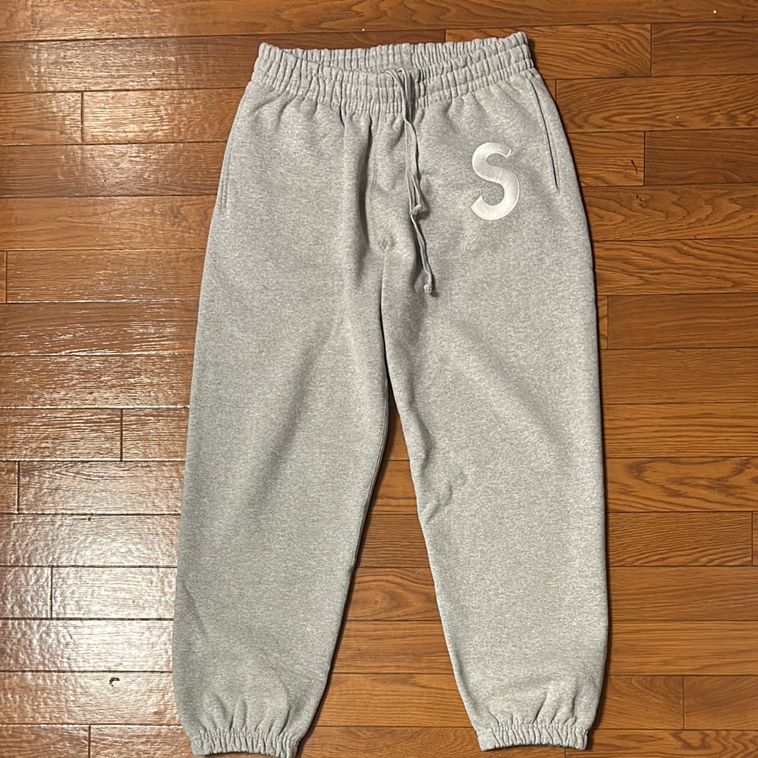 Supreme S Logo Sweatpant (25FW) "Heather Grey"