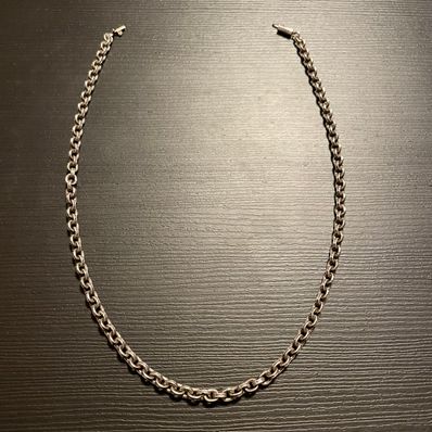 Chrome Hearts Paper Chain Necklace 45cm (18inch) "Silver"